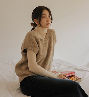 ニットベスト 韓国