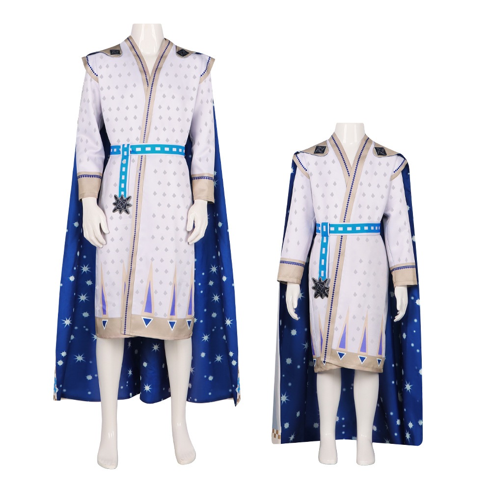 【速達!】星願Wish国王コスプレ衣装Asha舞台演技服子供アニメコスプレ衣装