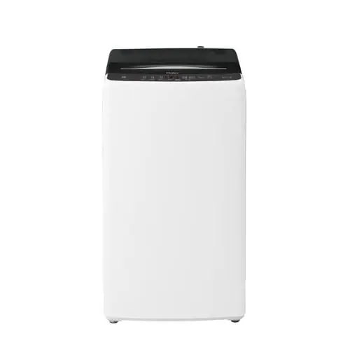 Haier 全自動洗濯機 上開き 洗濯 6.0kg 乾燥2.0kg 高濃度スパイラル洗浄 しわケア脱水 JW-U61C-K ブラック系