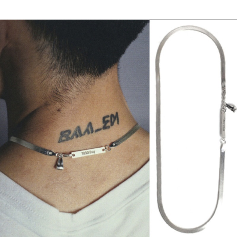 Snake Chain Back Tooth Necklace