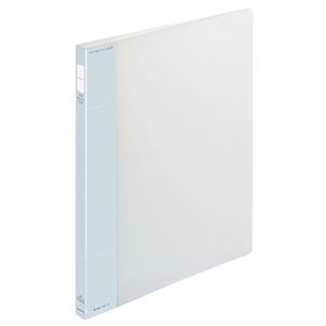 (まとめ) コクヨ ポップリングファイル(スリム) A4タテ 2穴 100枚収容 背幅21mm 透明 フ-PS410T 1冊 (×10セット)