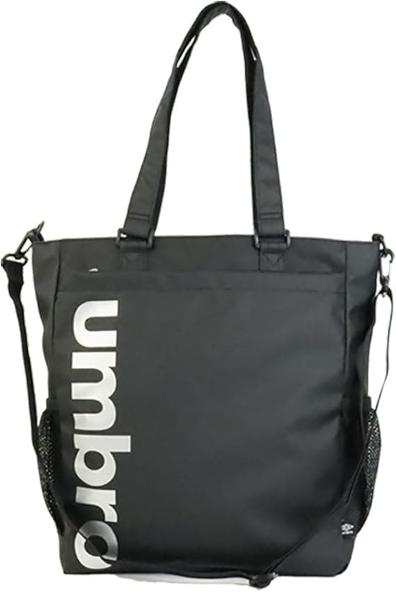 UMBRO トートバッグ ショルダー 2way 手提げ 撥水 2WAY ショルダーバッグ ブラック シルバー ゴールド 70572 肩掛け 斜めがけ 縦型 ブランド 通学 通勤 旅行