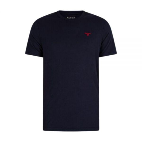 BARBOUR エッセンシャル スポーツ Tシャツ - ネイビー (MTS0331 NY91) (エッセンシャル スポーツ Tシャツ) 7,788円
