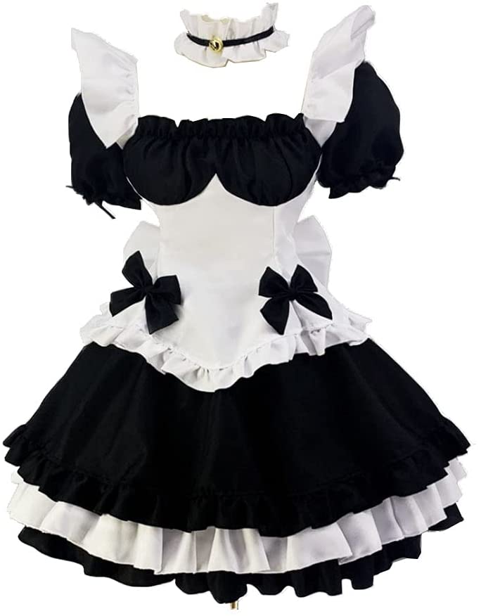 メイド コスプレ ワンピース ロリータ 大きいサイズ 萌え 制服 文化祭 学園祭 衣装