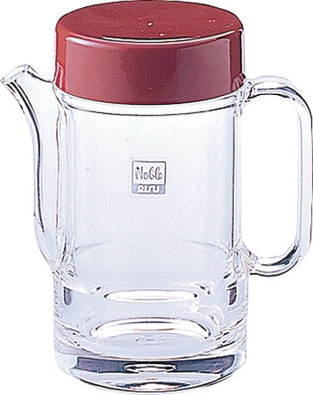 （まとめ買い）リス ノーブル調味料入れシリーズ とんかつソース入れ ブラウン 320cc [x3]