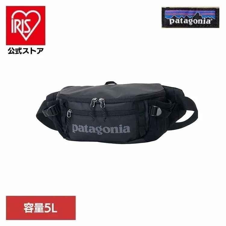PATAGONIA パタゴニア 容量5L スキースノーボード キャンプ ハイキング登山クライミング Black Hole Waist Pack 5L ブラック PATAGONIA