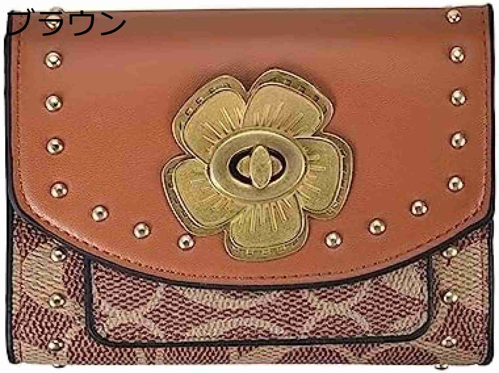 【20%OFFクーポン】三つ折り 財布 レディース ミニサイズ 花柄 ボタン 大容量 カード入れ 小銭入れ 多機能 取り出しやすい コンパクト 軽量 ウォレット バレンタイン プレゼント おしゃれ 高