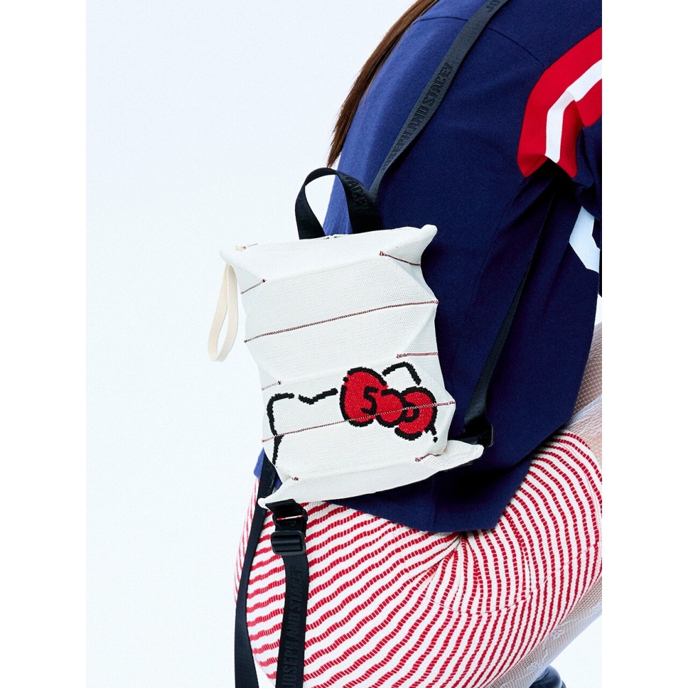 JOSEPH & STACEY ラッキープリーツニットバックパック XS 50th ハローキティバニラ