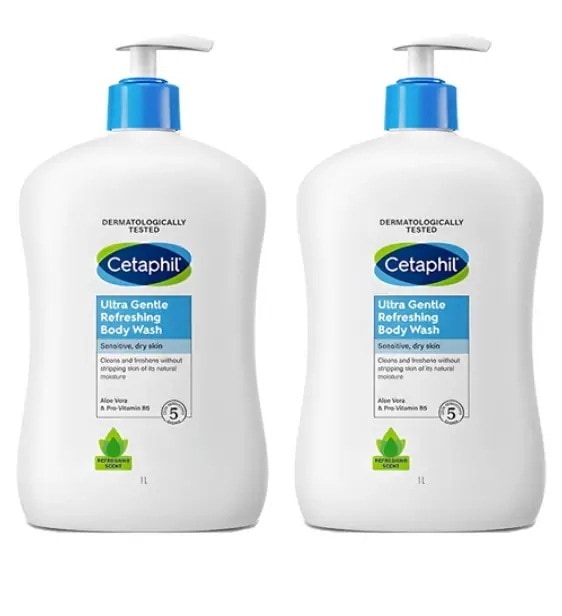 セタフィルウルトラジェントルリフレッシュボディウォッシュ 1L 2個