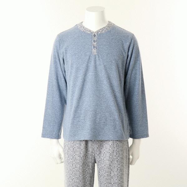 ポリ裏起毛無地男性トップス メンズ室内着 VEV3956MSG