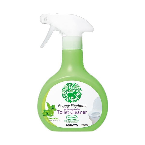 （まとめ）ハッピーエレファントトイレクリーナー 本体 400ml 1本[x10セット]