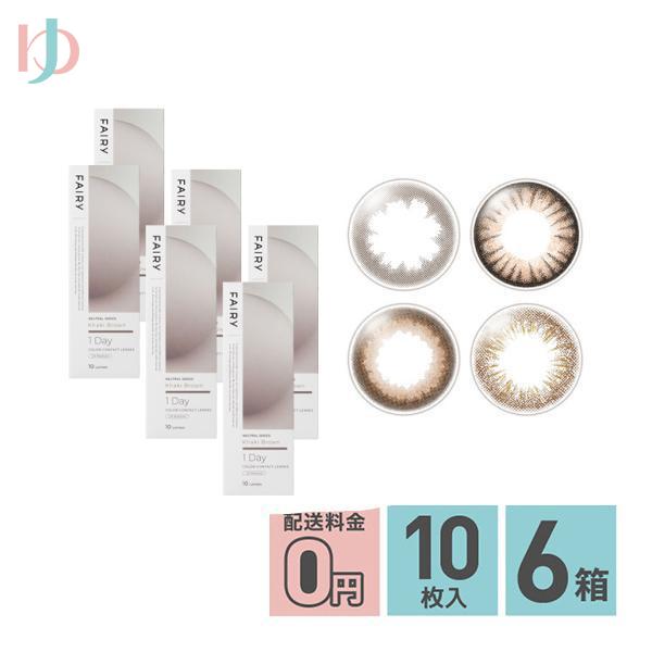 フェアリーワンデー ニュートラルシリーズ 10枚入 6箱セット カラコン 1day