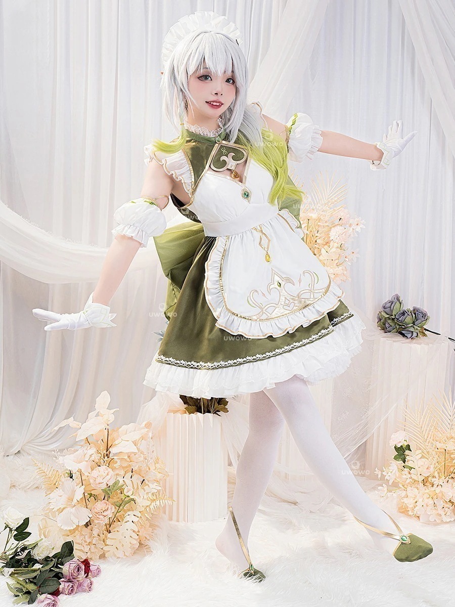 イベント文化祭 クリスマス ハロウィン 仮装 変身 コスチューム ロリータ メイド服 Nahida ナヒーダコスプレ Genshin げんしん 原神 スーツ ハロウィン 2025年新作入荷コスプレ