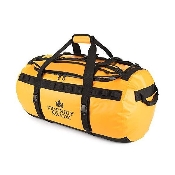 The Friendly Swede Duffel bag with Backpack Straps for Gym， Travel and Sports - SANDHAMN Duffle Wate旅行バッグ