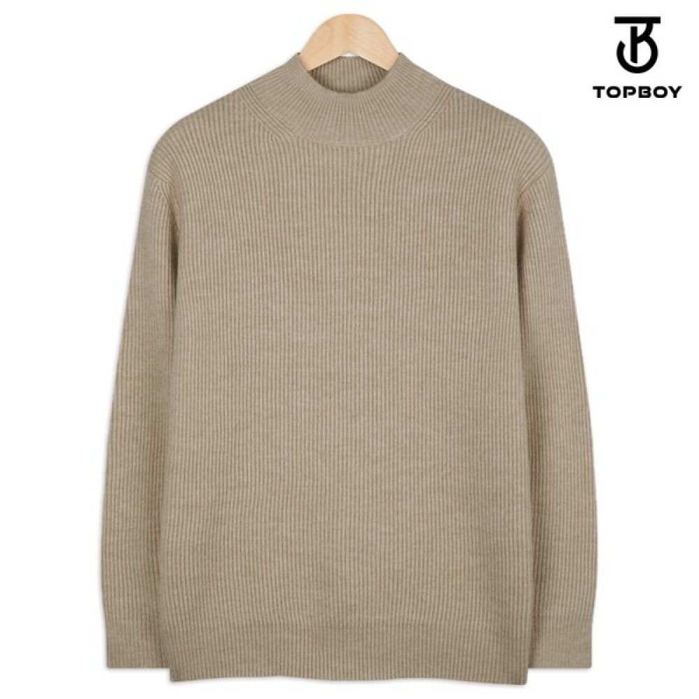 (トップボーイ) ライトウォッシャブルハーフポーラーニット (OC012)