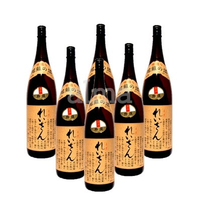 れいざん(霊山) 粋撰 1800ml(1.8L)6本 1ケース