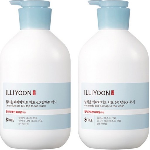 セラミド アト 6.0 TOP TO TOE ボディウォッシュ 無香 1000ml x 2個 (鎮静/弾力/保湿/栄養供給/活力/しわ防止)