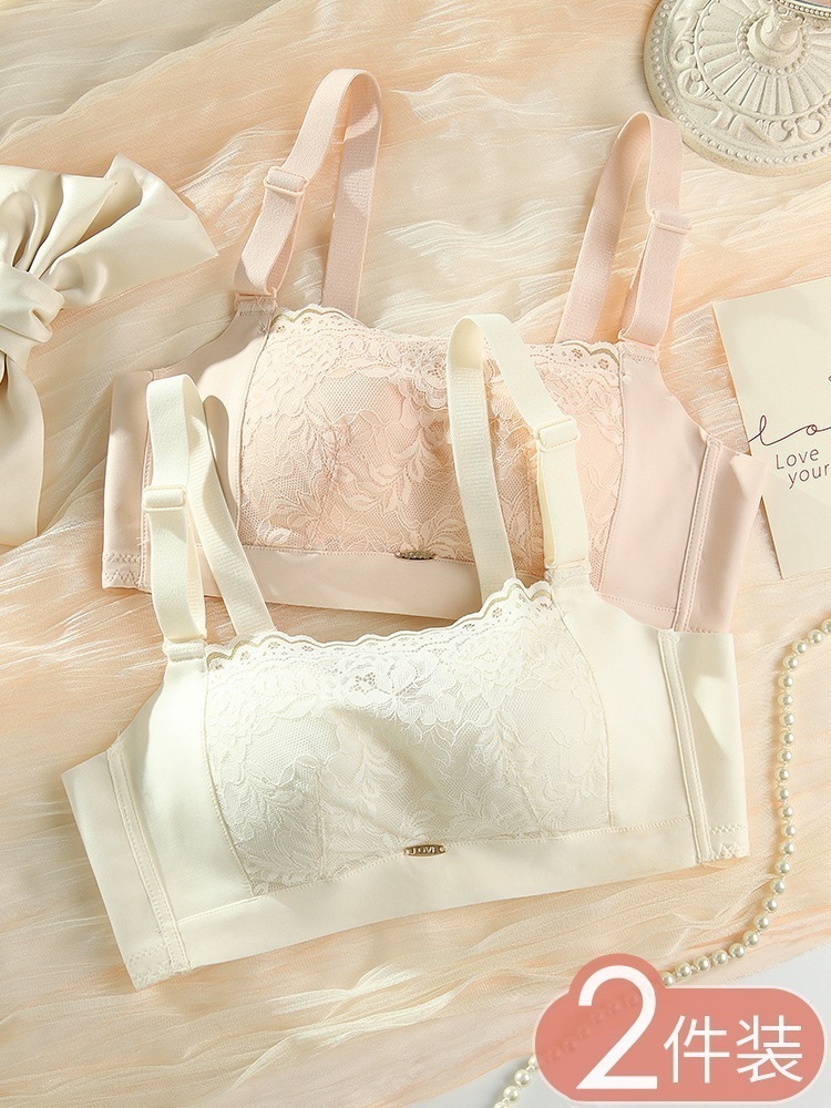 貧乳女性用ブトップブラ 露出防止ギャザー 垂れ防止トップサポート 胸包み込みインナーブラ 上薄下厚ブラ