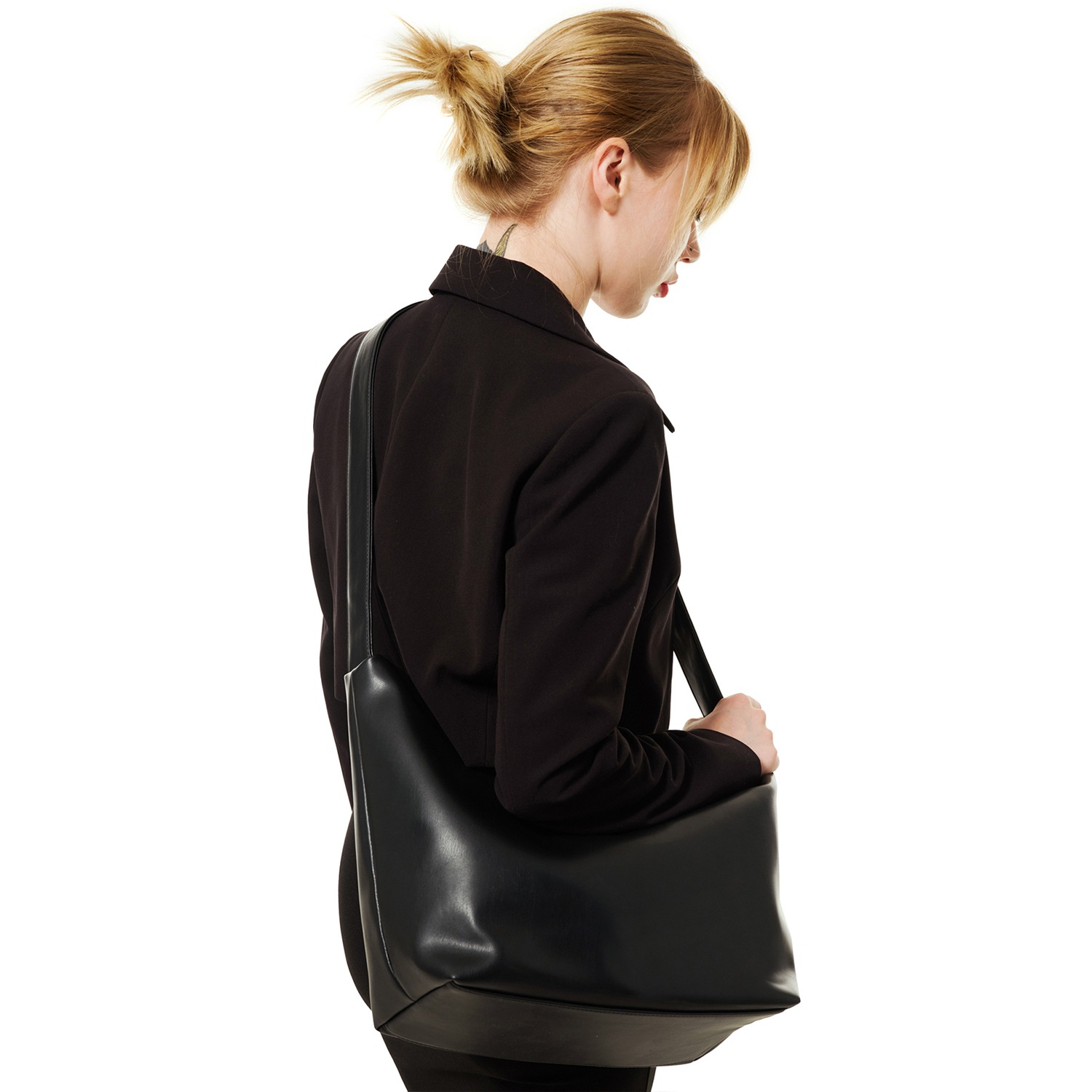 LETTER BAG_MATT BLACK