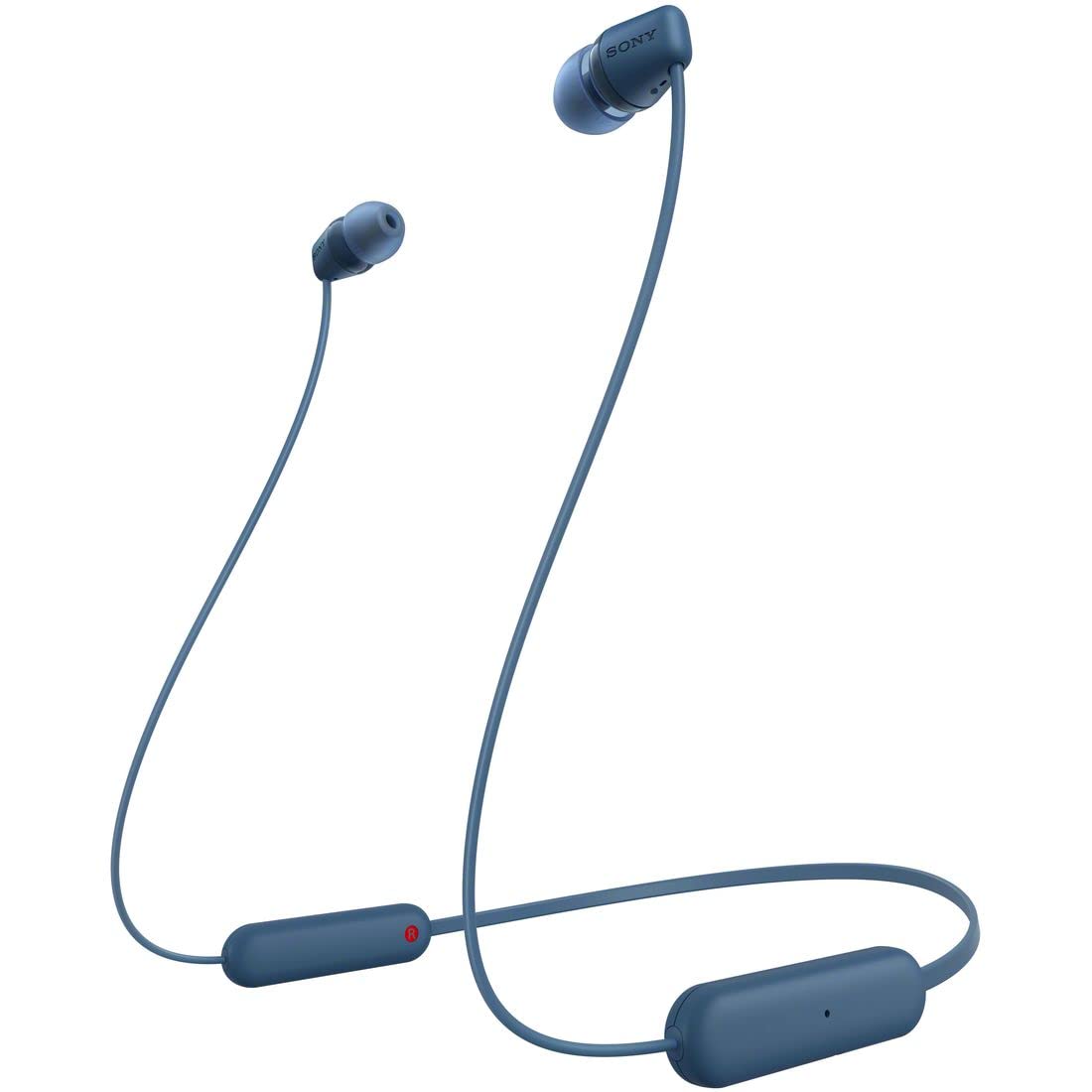 Qoo10最安値挑戦 ソニー(SONY) ワイヤレスイヤホン WI-C100:Bluetooth対応/25時間スタミナ/IPX4防滴/DSEE搭載 ブルー WI-C100 LZ 小