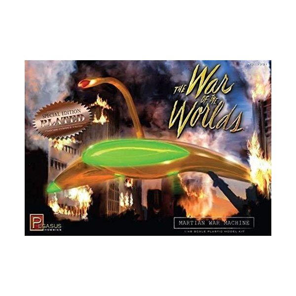Pegasus War of The Worlds Chrome Martian War Machine Kit 並行輸入品