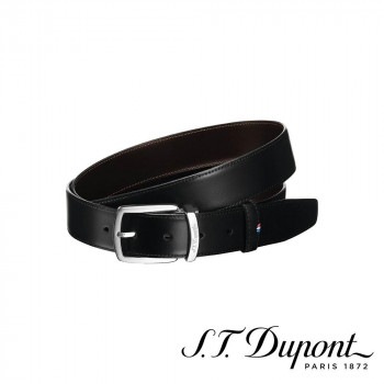 S.T. Dupont　エス/テー/デュポン　ラインD 35mm リバーシブルベルト BK＆BR　8210120