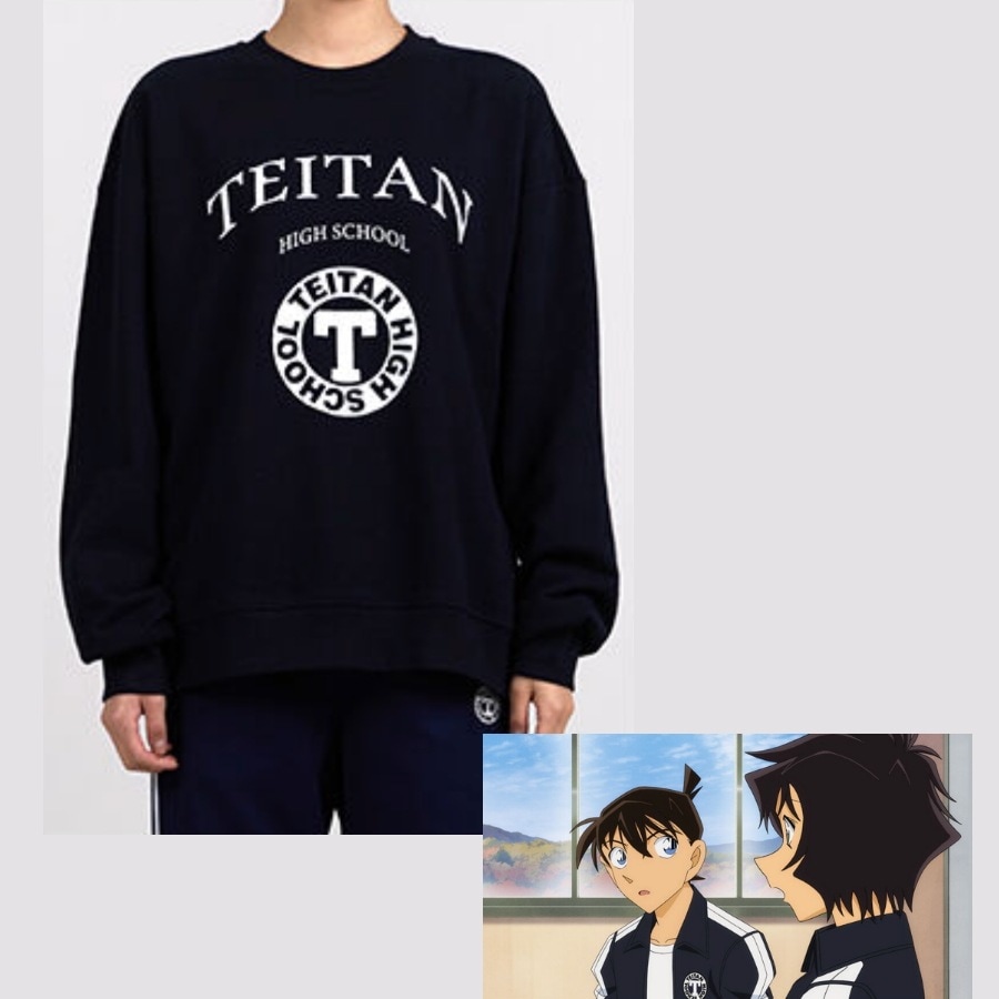 名探偵コナン コスプレ 帝丹高校 スウェット 学生服 sweatshirts