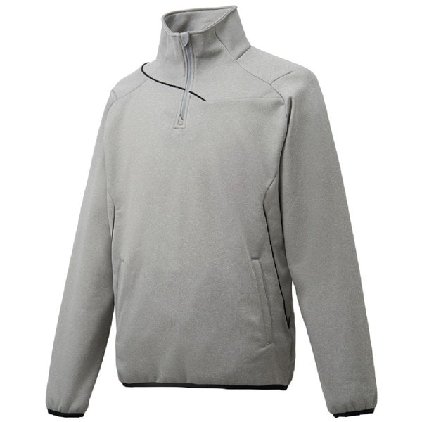 返品交換不可 現品限り処分 DESCENT デサント バリアフリース DBX-2762B-MGRY 野球 フリース アウター トレーニング