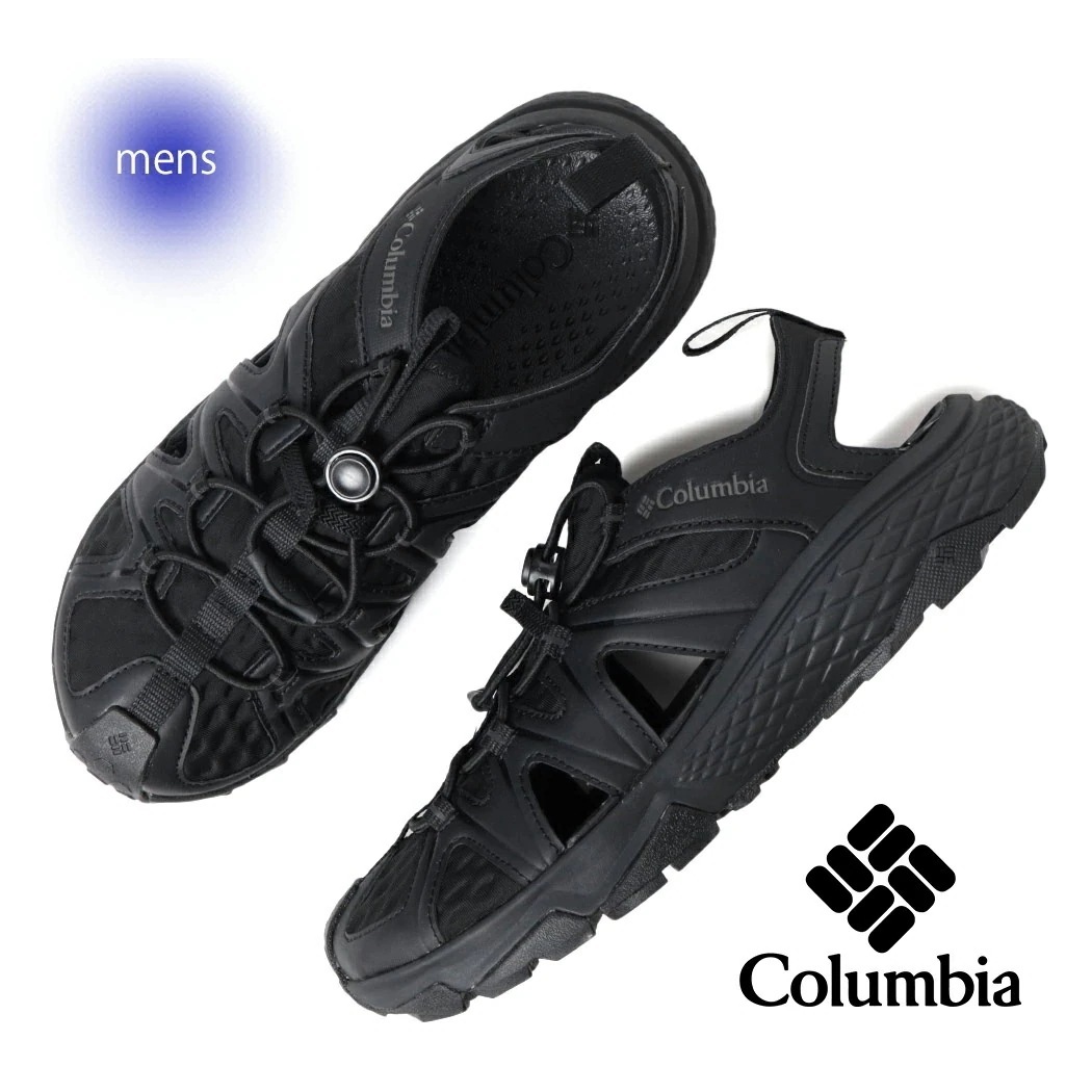 Columbia コロンビア ウィメンズ ピークフリーク シャンダル PEAKFREAK RUSHSHANDAL BLACK ( 黒 メンズ サンダル SANDAL BM0341-010 )