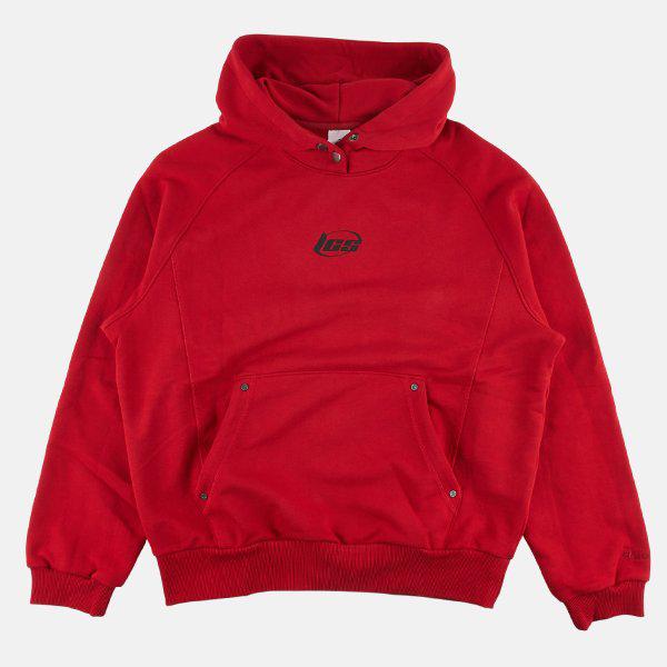ユニ 풋볼 후드티 QP423FHDO1 RED