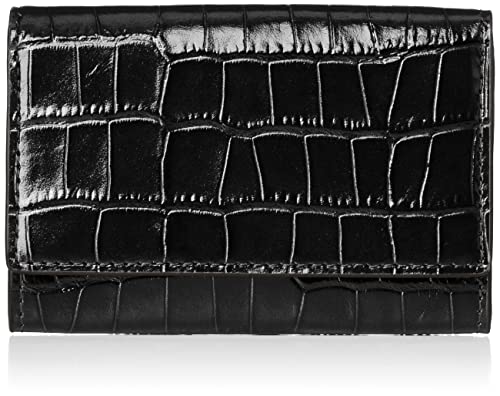 [パトリックコックス] 名刺入れ イタリークロコ ブラック 7,464円