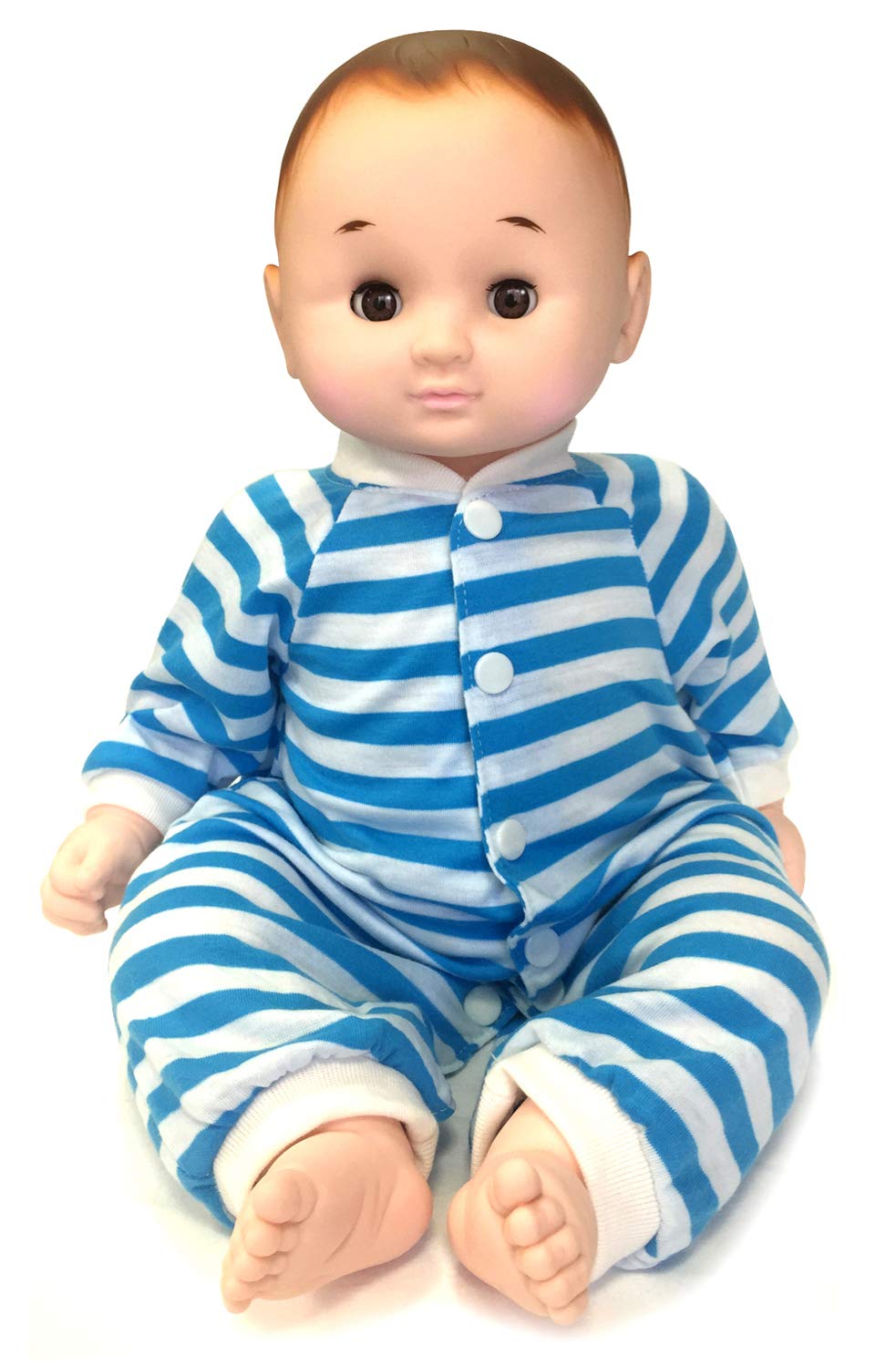 はっぴーわん 赤ちゃん 人形 ベビー のんちゃん 約46cm ブルー