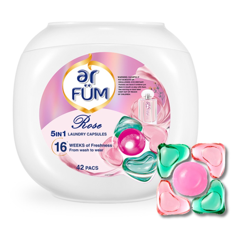 アロピウムプレミアムパルファムローズガーデンカプセル洗剤_12gX42個