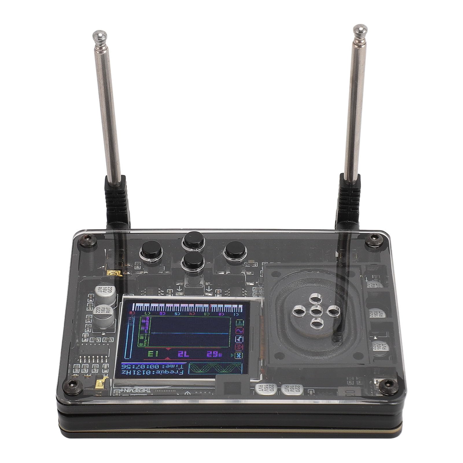 ミニテルミンカラーディスプレイ&70トーン付きヴィンテージミュージカルモジュール調整可能なオーディオテルミンミュージカルモジュールミニテルミンエレクトロニクスキットタイプCインターフェース