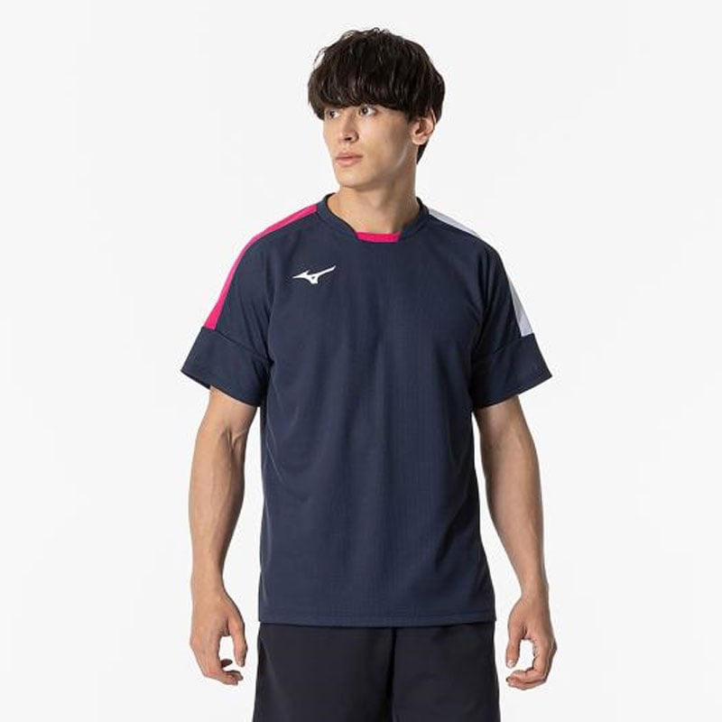 汗処理/通気 ドライエアロフローゲームシャツ ラケットスポーツ テニス/ソフトテニス ウエア ゲームウエア 62JAB008