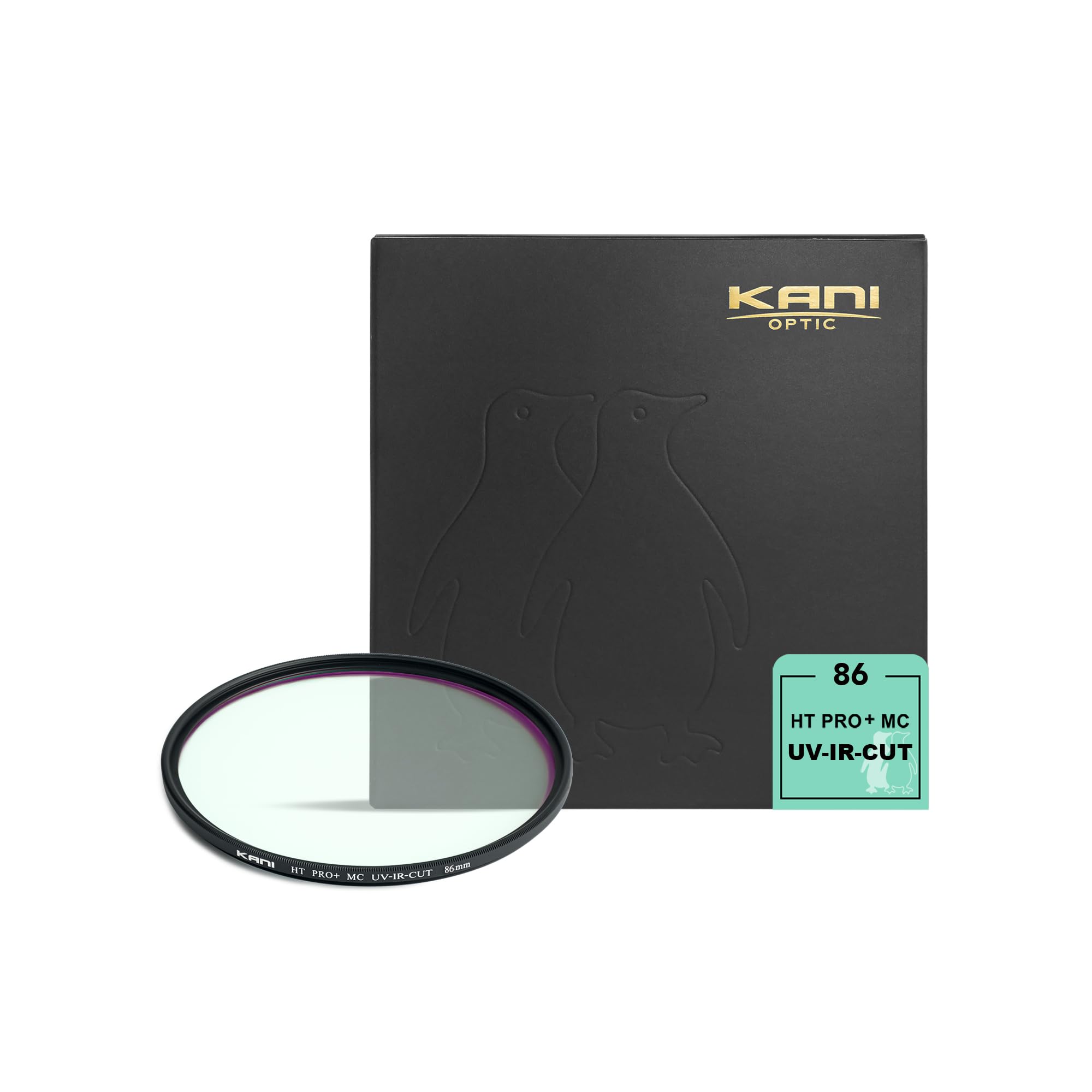 KANI 86mm UVフィルター HT PRO+ MC UV-IR-CUT 紫外線カット 赤外線カット レンズ保護用 低反射 撥水 撥油 防汚 帯電防止 ナノコーティング 819079