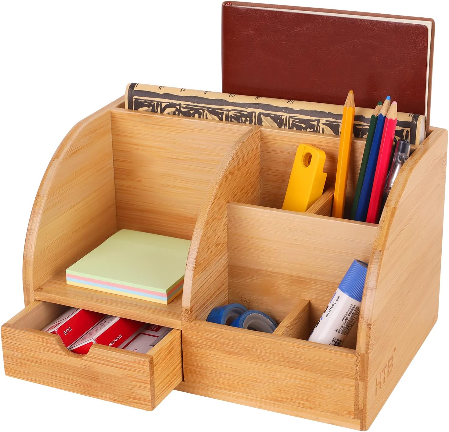 小物収納ボックス 卓上 文房具 オフェス用品 仕切り 引き出し 多機能 リモコンラック OB1