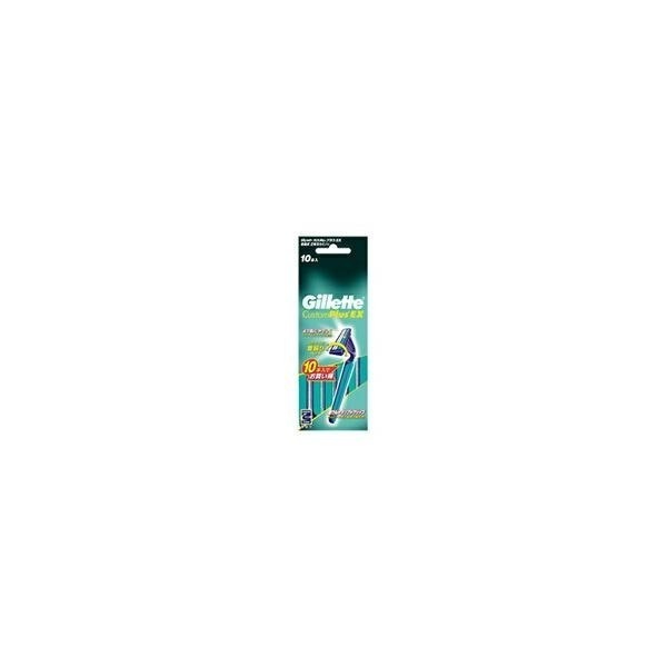 【10個セット】P&G Gillette ジレット カスタムプラスEX 首振式 10本入 [P&G(プロクター・アンド・ギャンブル)]