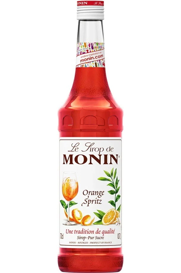 MONIN モナン オレンジ スプリッツ シロップ 700ml12本【ご注文は12本まで同梱可能】ノンアルコール シロップ