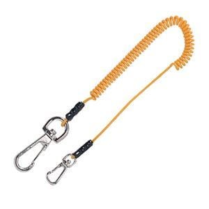 （まとめ）工具落下防止コード ツールキャッチャー イエロー（黄）5セット ジョブマスター JTC-1500Y