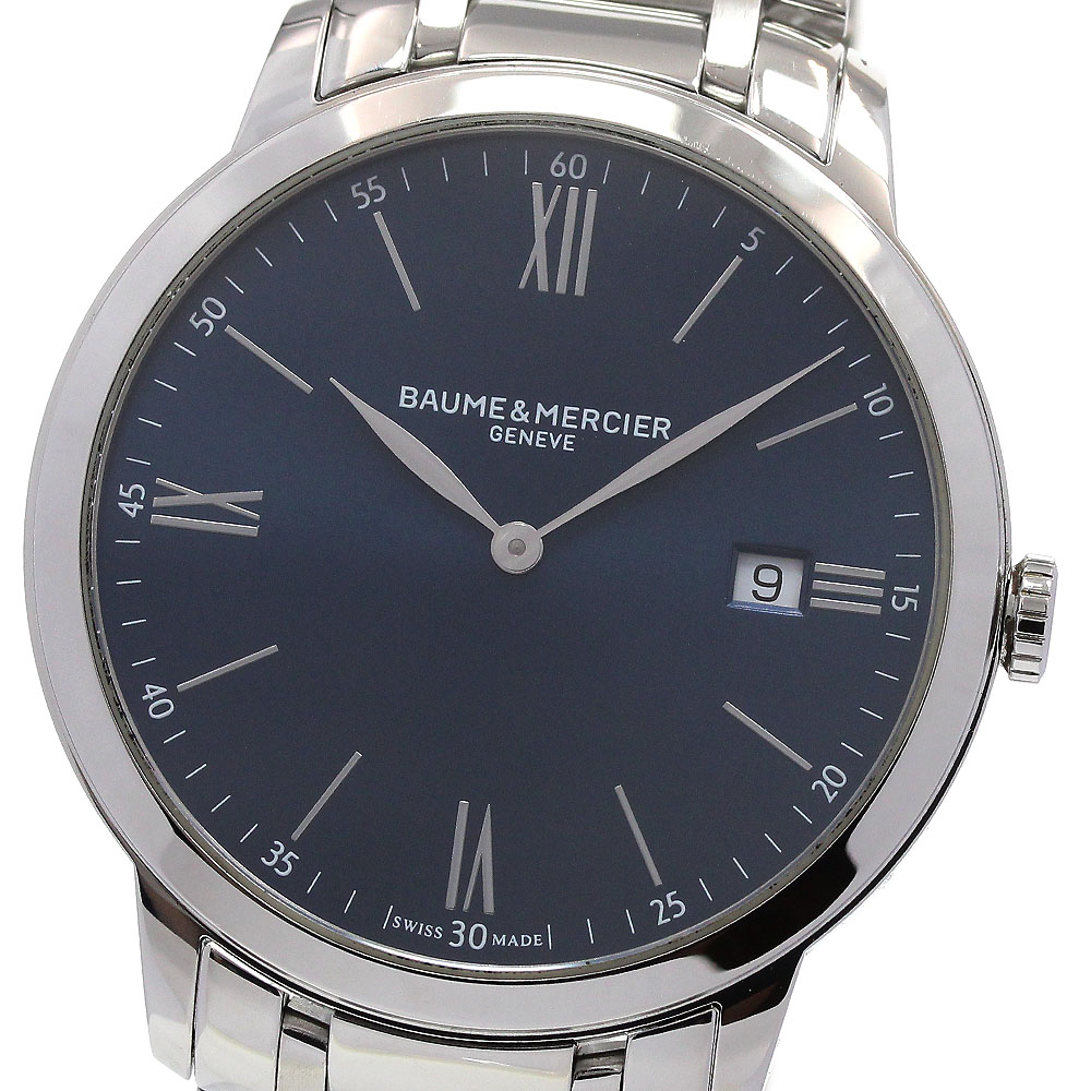 ボーム＆メルシェ Baume & Mercier M0A10382 クラシマ クォーツ メンズ 保証書付き_862180【中古】