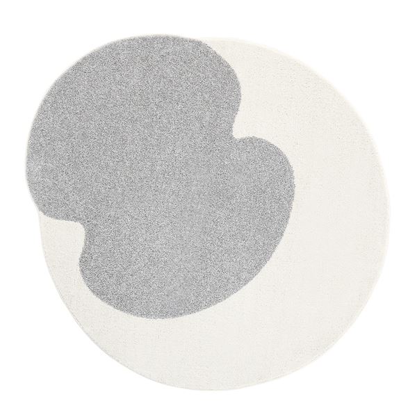 スミノエ デザインライフ クレイバムラグ 約幅175x長さ185cm グレー