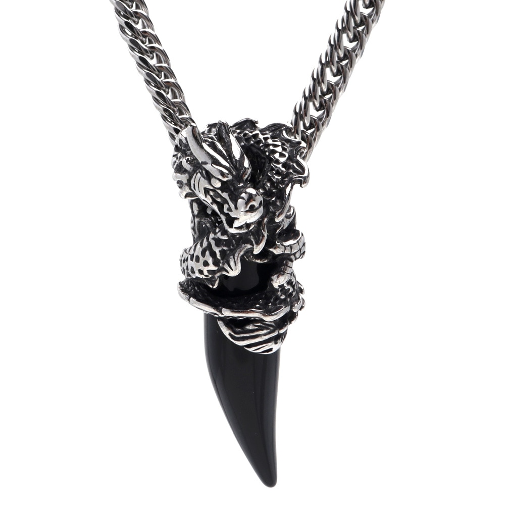 ステンレス ドラゴンネックレス [n821-n514-s-5mm]