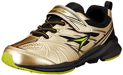 [シュンソク] スニーカー 運動靴 幅広 軽量 16~25CM 3E キッズ 男の子 SJJ 4410 9240 ゴールド 20.0 CM