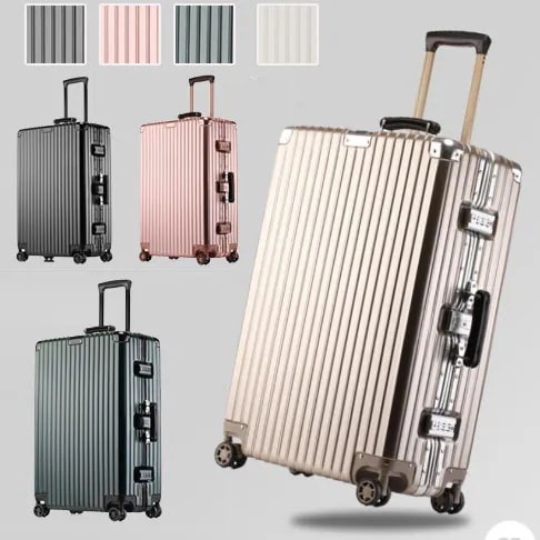 【即納】7色 キャリーケース TSAロック ins人気 かわいい 出張 海外旅行 insスーツケース アルミフレーム 軽量 高顔値パスワードケースキャリーケース 大容量 スーツケース 大人気
