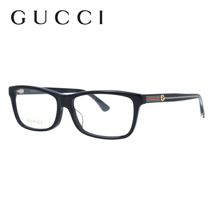 ラッピング無料 アジアンフィット 伊達メガネ メガネフレーム グッチ Gucci 55サイ 001 Gg0378oa 眼鏡 Rachabusinessgroup Com