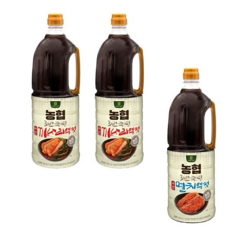 農協食品 国産 カナリアク煮 2.1kg 2個 + アンチョビ液煮 2.1kg 1個 おいしい韓国味付け調味料 キムチ料理