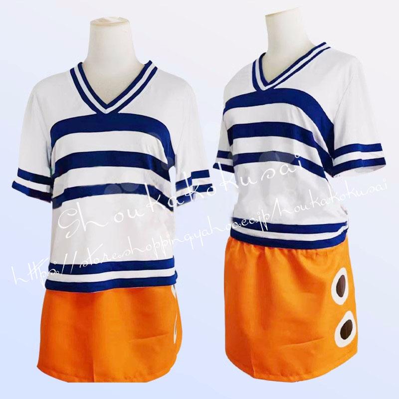 海賊王 ワンピース ナミ 2前 コスプレ衣装 ウィッグ コス コスチューム演出服