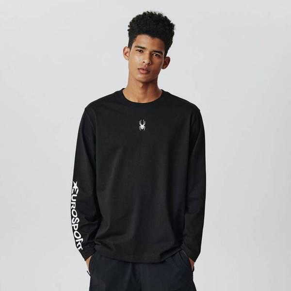 本社共用ユーロスポーツレタリングロゴルーズフィット長袖Tシャツ SPIFCNRL341 709650