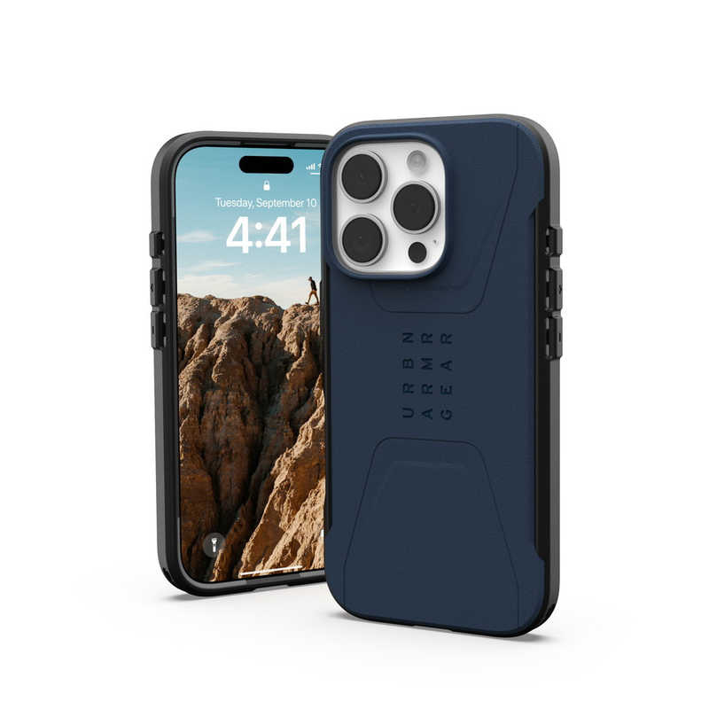 UAG　iPhone 16 Pro 耐衝撃ケース MAGSAFE対応 CIVILIAN マラード　UAG-IPH24MA-CMS-ML